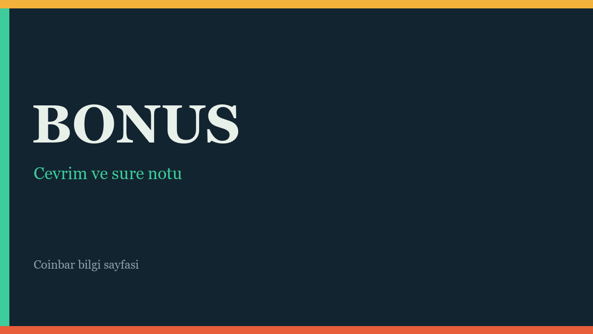 Coinbar bonusları